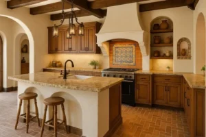 rustic spanish style kitchen
