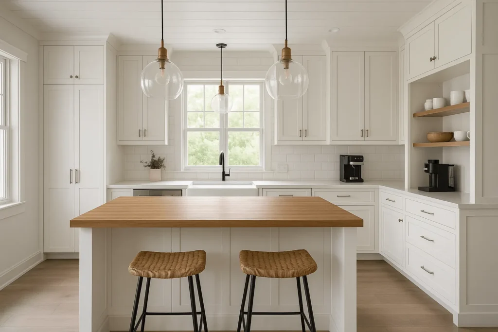 modern farmhouse style kitchen