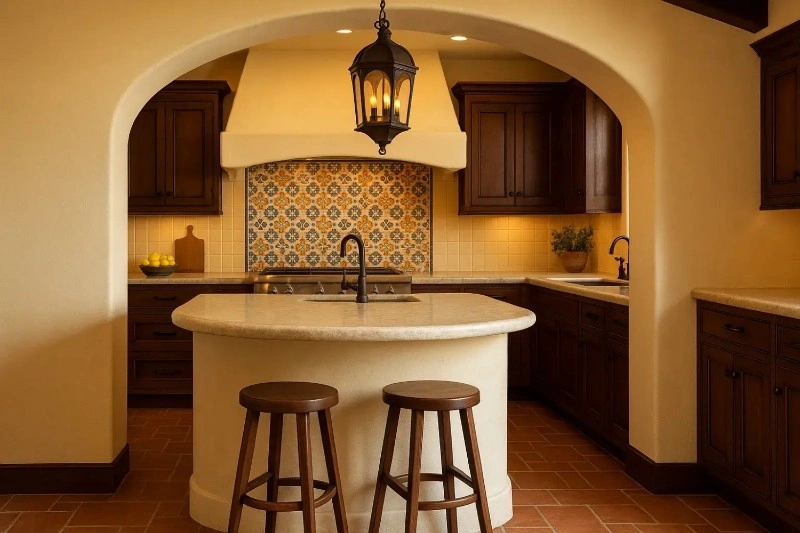 spanish style kitchen